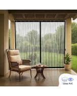 Waterproof Clear Outdoor Eyelet  Curtain (PVC)