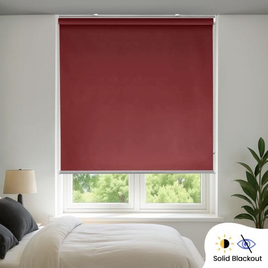 Blackout Solid Indoor Roller Blind (Polyester)