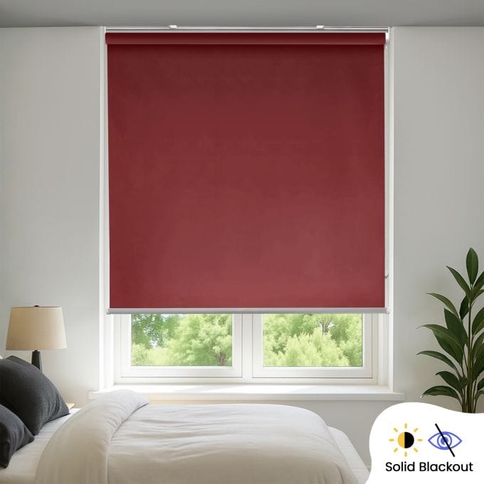 Blackout Solid Indoor Roller Blind (Polyester)