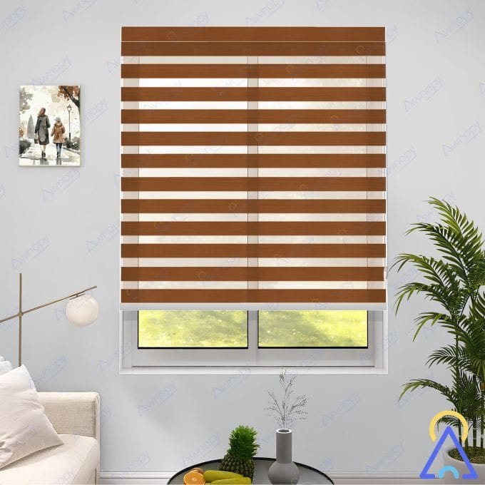 Zebra Indoor Roller Blind (HDPE Sunblock Mesh)